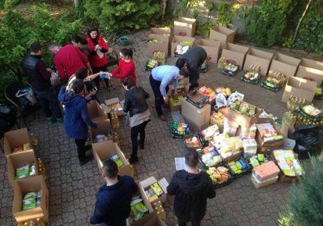 'Astăzi tu dăruieşti':  Rotaract Club Oradea a strâns 2,2 tone de alimente pentru nevoiaşi (FOTO)