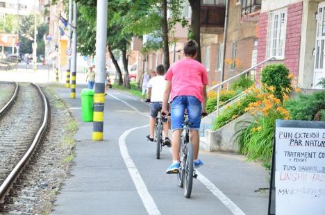 Oradea la pedală: Oraşul are 19 kilometri de piste pentru biciclişti (FOTO)