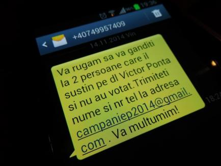 PSD, campanie non-stop, cu apeluri telefonice şi SMS-uri: găsiţi încă doi votanţi pentru Ponta!
