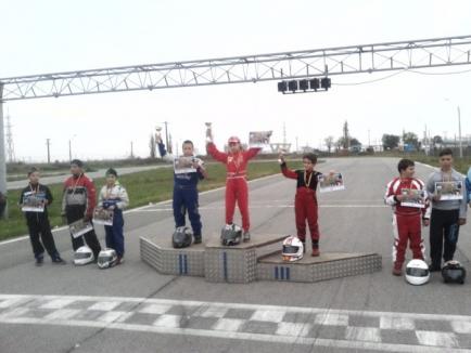 Patru orădeni s-au clasat pe podium la finalul Campionatului Naţional de karting şcolar