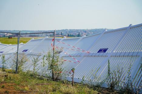 FOTO - Pagubele provocate de furtună la Aeroportul Oradea, în evaluare. Directorul Horga: Lucrările sunt în garanție 5 ani