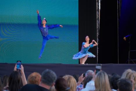 Balet în culori: Dansatori renumiți au încheiat Festivalul Sounds of Oradea (FOTO)