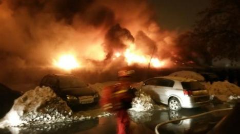 Clubul Bamboo din Bucureşti, distrus de un incendiu: Peste 30 de persoane au ajuns la spital (FOTO/VIDEO)
