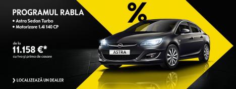 OPEL WEST te aşteaptă cu preţuri speciale în programul Rabla pentru vehiculele Opel!