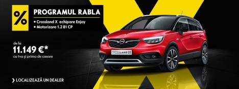 OPEL WEST te aşteaptă cu preţuri speciale în programul Rabla pentru vehiculele Opel!