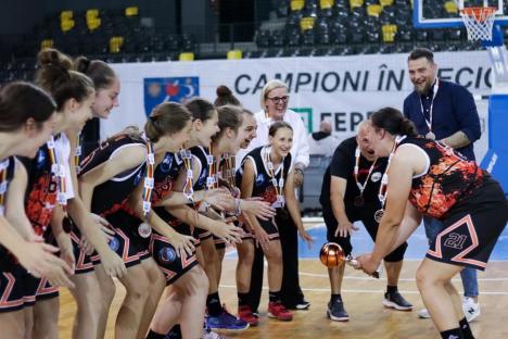 Baschetbalistele de la CS Crişul BC U Oradea au cucerit din nou bronzul la Campionatul Naţional U16 (FOTO)