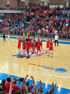 Semifinala Ligii Naționale de baschet: CSM CSU Oradea a învins CSO Voluntari, cu 96-76