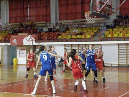 Baschetbalistele de la CSU-CSM Oradea s-au impus clar în jocul cu CS Municipal II Satu Mare