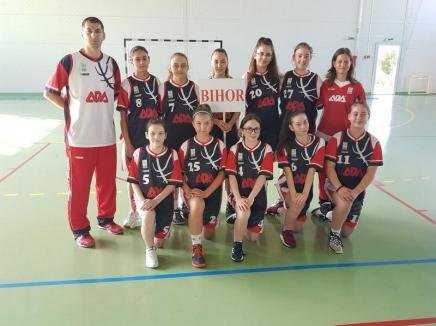 Echipa CN Teodor Neş Salonta s-a calificat la turneul final al  Olimpiadei Gimnaziale la baschet feminin (FOTO)