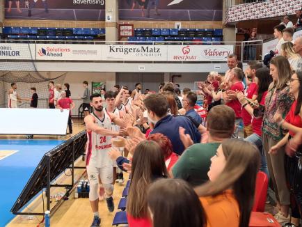 CSM CSU Oradea, 110 puncte: Victorie facilă în primul meci al finalei mici la baschet (FOTO)