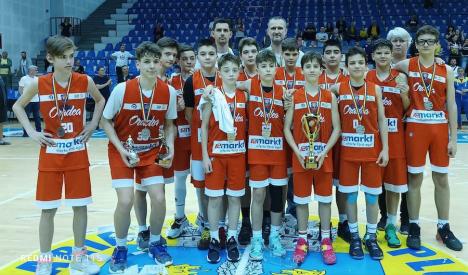 Echipa CSM CSU LPS Oradea a devenit vicecampioană națională la baschet masculin U13 (FOTO)