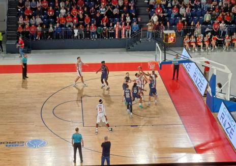 Baschet: Victorie pentru CSM CSU Oradea în primul meci din semifinală, scor 79-73, cu CSO Voluntari (VIDEO)