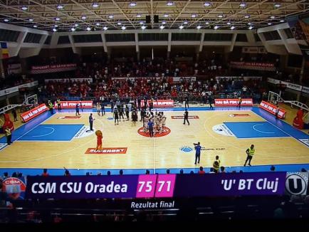 Bătălia continuă: CSM CSU Oradea a câștigat meciul al treilea al finalei, scor 75-71 (FOTO / VIDEO)