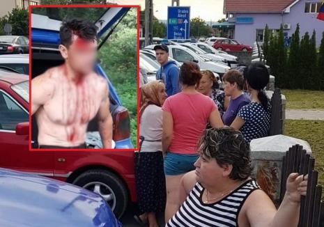 Scandalul cu furci şi topoare de la Borod: Opt bărbaţi din colonia de romi au fost reţinuţi de poliţişti