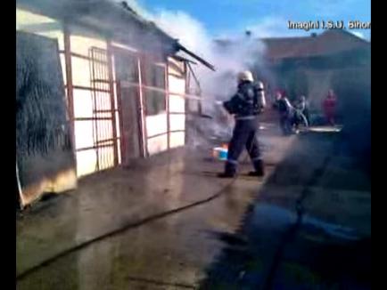 Incendiu la fabrica Zahărul: Un turn de răcire a ars ca o torţă (FOTO/VIDEO)