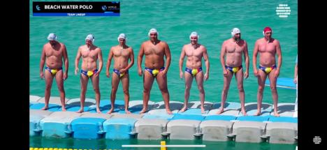 Trei orădeni au făcut parte din naţionala României la prima ei competiţie oficială de „beach waterpolo” (FOTO/VIDEO)
