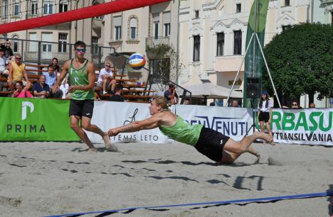 Oradea Beach Volleyball Tournament a ajuns la final. Vaida Beata - Nagy Eszter și Chafic Saliba - Joe El Azzi, perechile câștigătoare (FOTO)