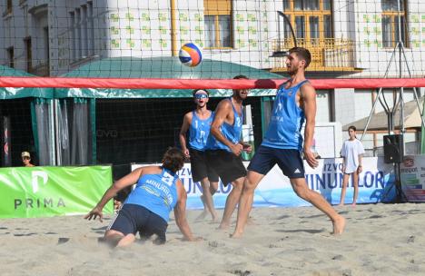 Oradea Beach Volleyball Tournament a ajuns la final. Vaida Beata - Nagy Eszter și Chafic Saliba - Joe El Azzi, perechile câștigătoare (FOTO)