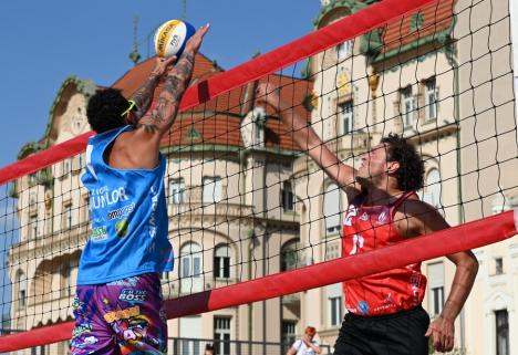 Oradea Beach Volleyball Tournament a ajuns la final. Vaida Beata - Nagy Eszter și Chafic Saliba - Joe El Azzi, perechile câștigătoare (FOTO)