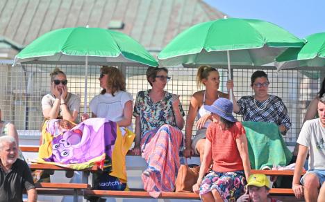 Oradea Beach Volleyball Tournament a ajuns la final. Vaida Beata - Nagy Eszter și Chafic Saliba - Joe El Azzi, perechile câștigătoare (FOTO)