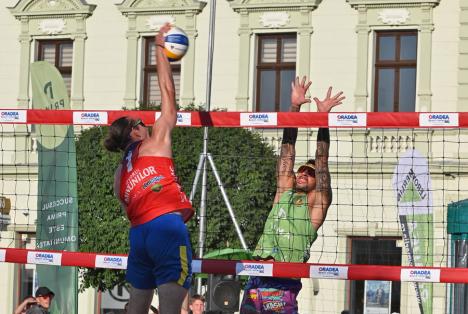 Oradea Beach Volleyball Tournament a ajuns la final. Vaida Beata - Nagy Eszter și Chafic Saliba - Joe El Azzi, perechile câștigătoare (FOTO)