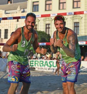 Oradea Beach Volleyball Tournament a ajuns la final. Vaida Beata - Nagy Eszter și Chafic Saliba - Joe El Azzi, perechile câștigătoare (FOTO)