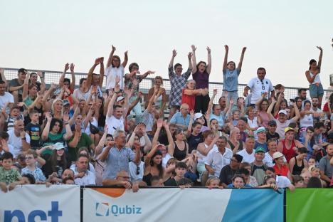 Oradea Beach Volleyball Tournament a ajuns la final. Vaida Beata - Nagy Eszter și Chafic Saliba - Joe El Azzi, perechile câștigătoare (FOTO)