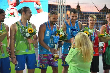 Oradea Beach Volleyball Tournament a ajuns la final. Vaida Beata - Nagy Eszter și Chafic Saliba - Joe El Azzi, perechile câștigătoare (FOTO)