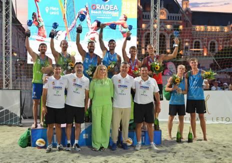 Oradea Beach Volleyball Tournament a ajuns la final. Vaida Beata - Nagy Eszter și Chafic Saliba - Joe El Azzi, perechile câștigătoare (FOTO)