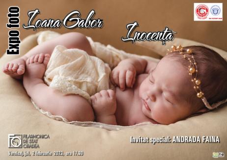 'Inocenţă': Expoziţie de fotografii cu bebeluşi, la Filarmonica de Stat din Oradea (FOTO)