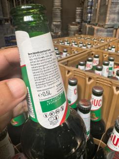 1,8 milioane de sticle de bere Ciuc, retrase de la comercializare. S-a găsit rugină pe sticle și capace (FOTO/VIDEO)