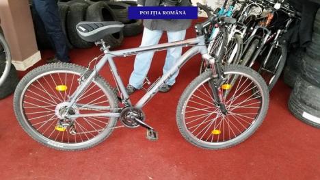 Hoţ de biciclete, prins de polițiști: 6 biciclete furate au fost recuperate (FOTO)