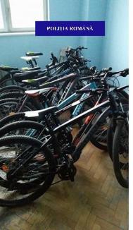 Hoţ de biciclete, prins de polițiști: 6 biciclete furate au fost recuperate (FOTO)