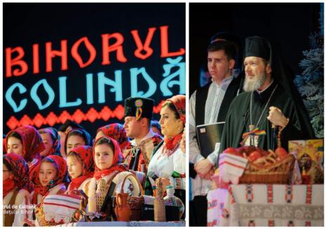 Casa de Cultură a Sindicatelor din Oradea a fost plină la concertul „Bihorul colindă”. Episcopul Sofronie, în rolul de gazdă (FOTO)