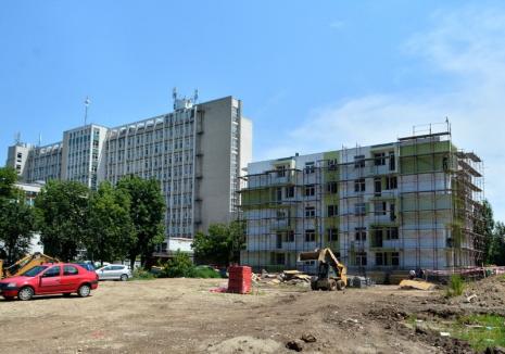 Blocul ANL pentru medici rezidenţi din Oradea este în curs de finalizare