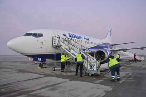 Blue Air reduce semnificativ zborurile pe ruta Oradea – Bucureşti