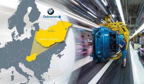 Investiţie de un miliard de euro la doi paşi de Oradea: BMW va construi o fabrică în Ungaria, la Debreţin