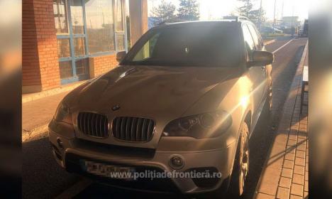 BMW X5 furat din Franța, oprit la frontiera Borș I