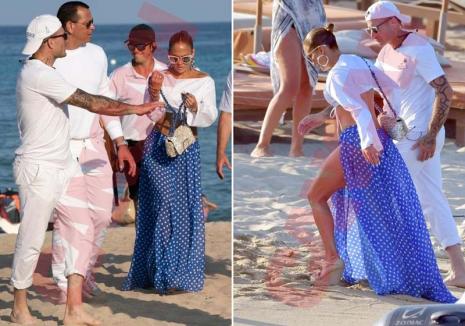 Un orădean a fost fotografiat pe plaja din Saint Tropez cu Jennifer Lopez! Cine e bărbatul (FOTO)