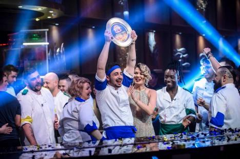 Bravo, chef! La 21 de ani, orădeanul Bogdan Vandici este marele câștigător al emisiunii 'Chefi la cuțite' (FOTO)