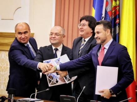 Primarii din Oradea, Cluj, Timişoara şi Arad au semnat Alianţa Vestului. Ilie Bolojan: Vrem ca cei care caută un viitor mai bun să-l găsească în România (VIDEO)