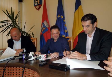 Se face! Ministrul Transporturilor, şeful CNADNR şi primarul Bolojan au semnat protocolul pentru centura metropolitană a Oradiei, de 158 milioane euro