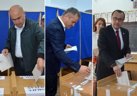 Primarul Bolojan a votat PNL, iar viceprimarul Mircea Mălan şi prefectul Claudiu Pop au votat 'pentru dezvoltare' (FOTO)