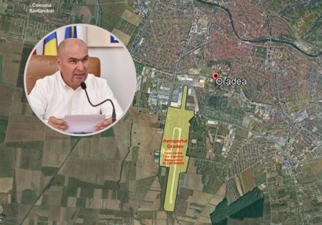 Ilie Bolojan vrea o „zonă economică” pe 6 hectare, lângă Aeroportul Oradea: A fost publicat masterplanul de dezvoltare a zonei