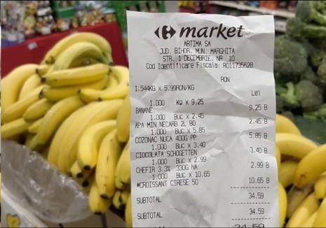 Prinşi cu înşelăciunea! Cum se umflă preţurile de la raft la casa de marcat într-un supermarket Carrefour din Marghita (VIDEO)