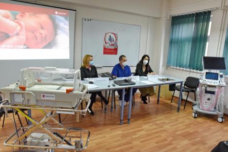 Salvaţi copiii! Echipamente de 47.000 euro donate secţiei de Neonatologie a Spitalului Judeţean (FOTO)