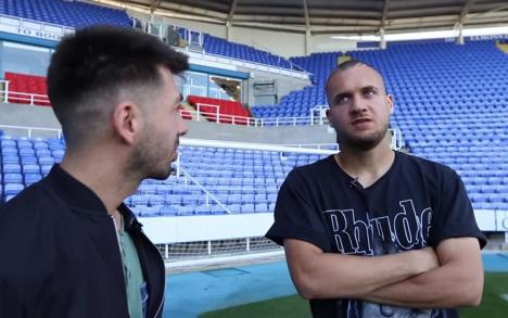 Mircea Bravo s-a dus în vizită la George Puşcaş, în Anglia. Fotbalistul orădean i-a spus că preferă româncele (VIDEO)