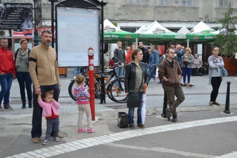 Orădenii, delectaţi cu sunet de fanfară în centrul oraşului (FOTO)