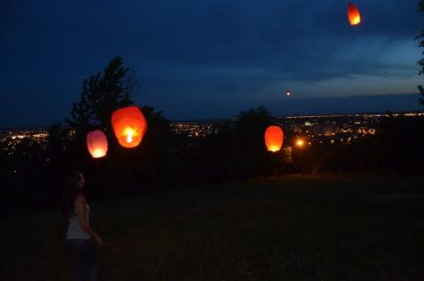 ASUOfest s-a terminat cu lampioane colorate "aruncate" peste oraş (FOTO)