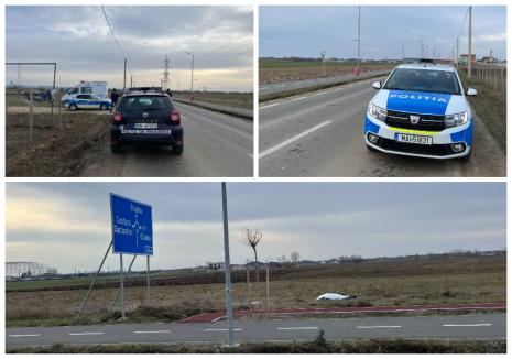 Cadavru descoperit lângă drumul dintre Oradea și Sântandrei (FOTO)